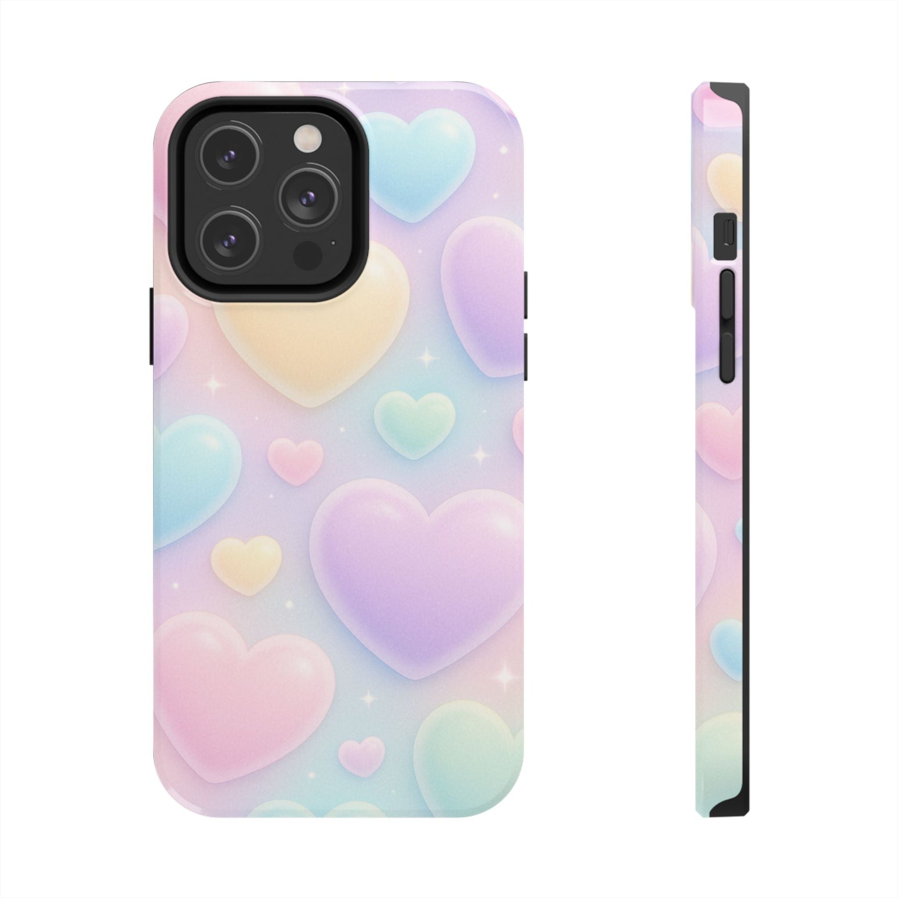 Cute Rainbow Hearts Phone Case  Shamo's iPhone 14 Pro Max
