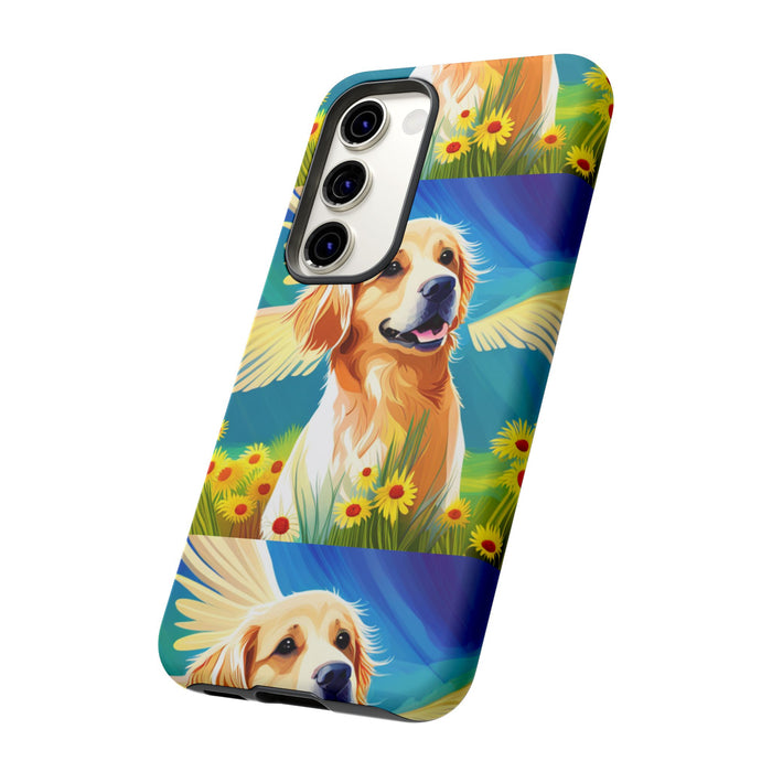 Tough Cases Golden Retriever with Wings Phone case