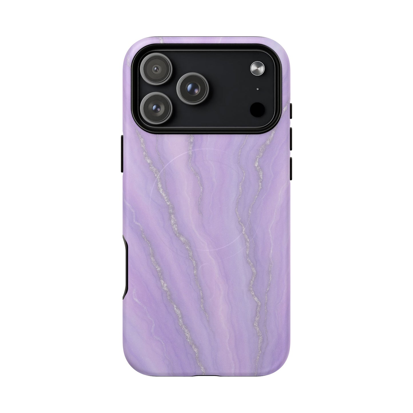 Lavender Marble iPhone Case with MagSafe - Shamo's