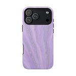 Lavender Marble iPhone Case with MagSafe - Shamo's