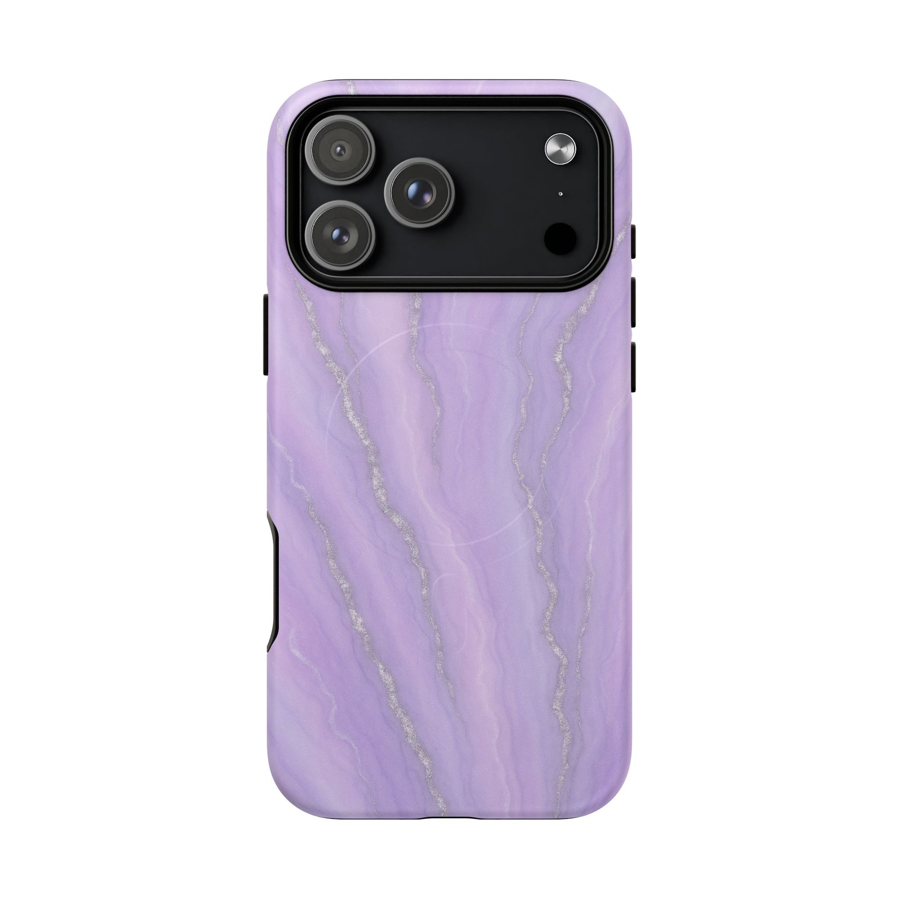 Lavender Marble iPhone Case with MagSafe - Shamo's