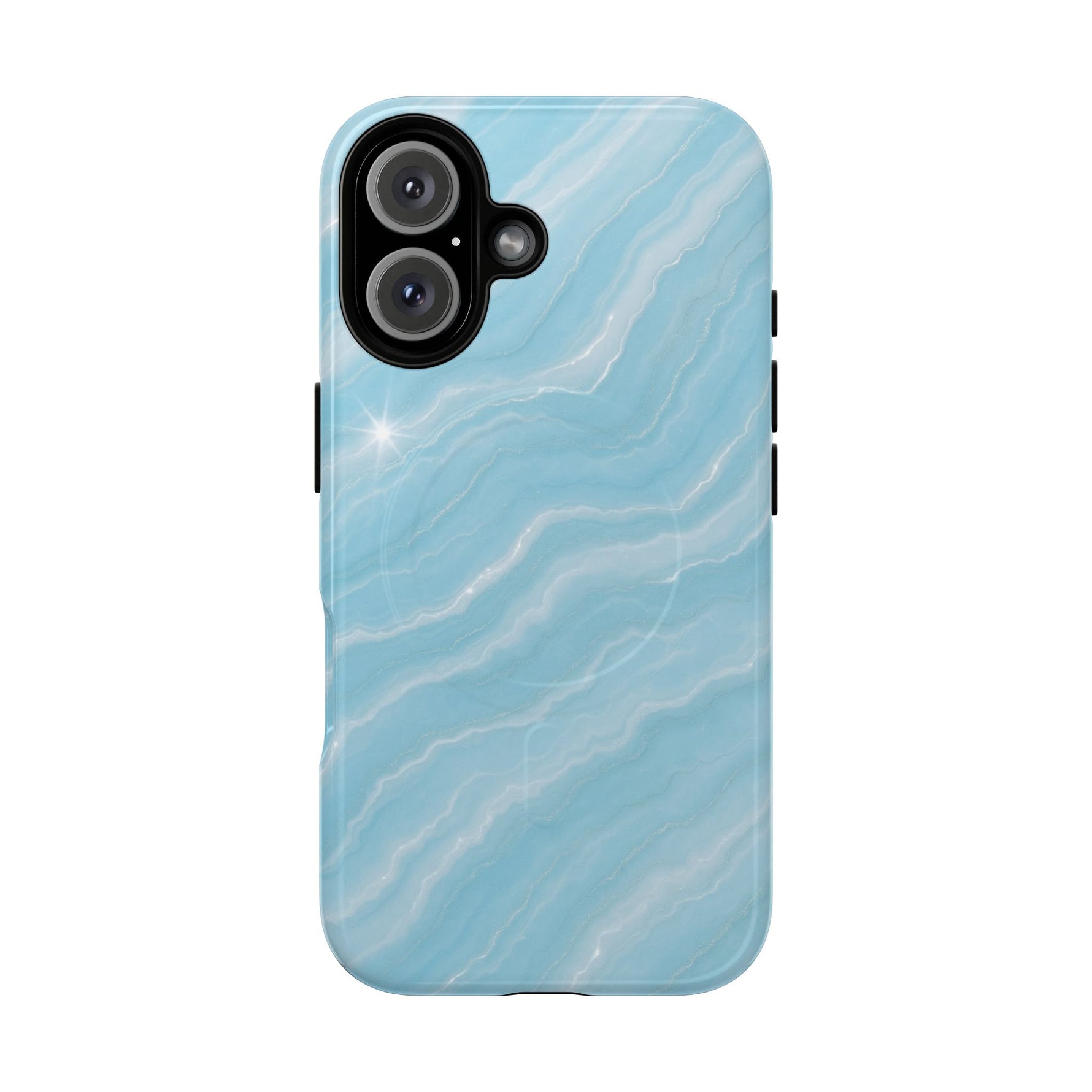Sky Glow Marble iPhone Case with MagSafe - Shamo's