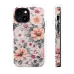 Floral Impact-Resistant Magnetic Phone Case