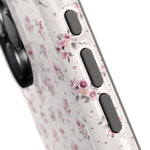 Rosebud Floral Tough iPhone Case | Pink Vintage Flower Protective Cover