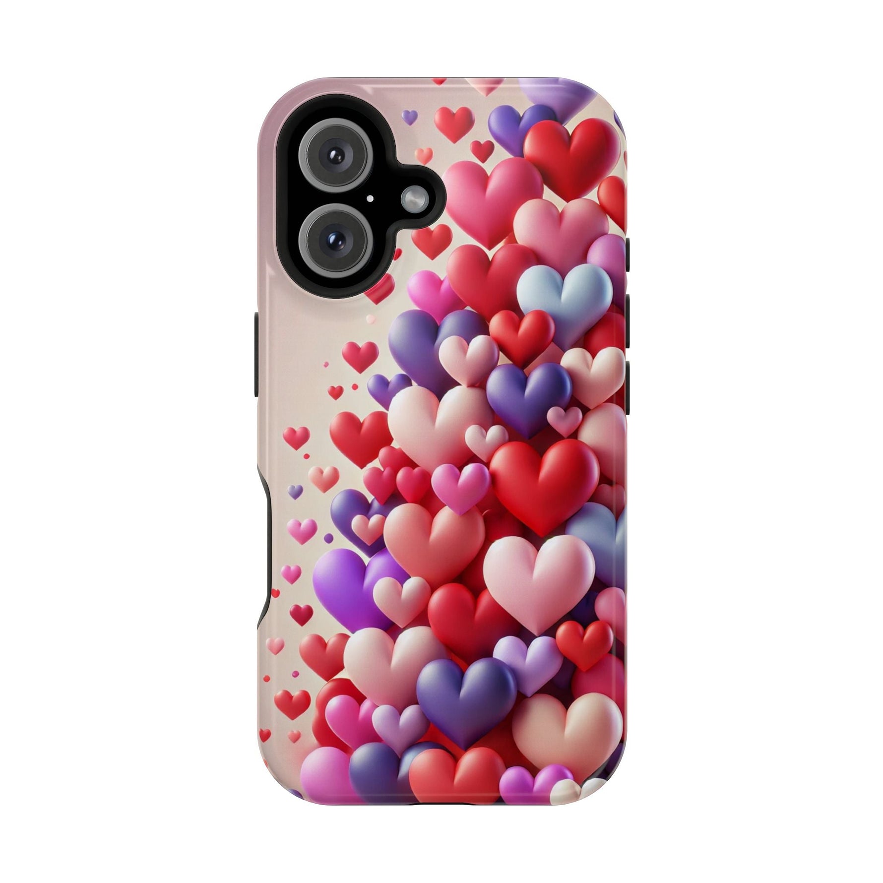 Love Hearts MagSafe iPhone Case — Magnetic, Impact-Resistant  Shamo's iPhone 16 / Glossy