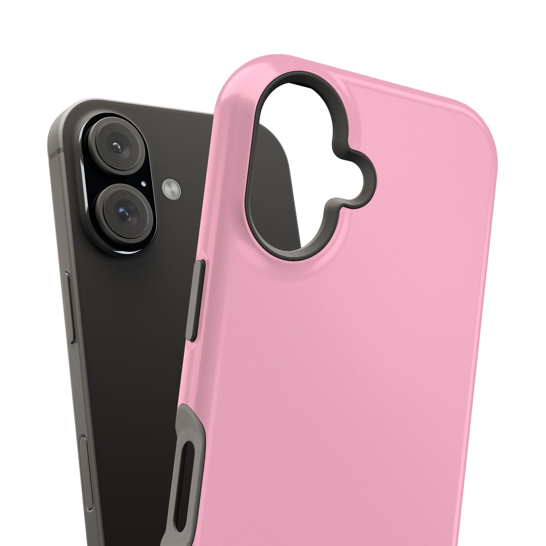 Cotton Candy Pastel Pink Impact-Resistant Phone Case | Slim Protective MagSafe-Compatible Cover