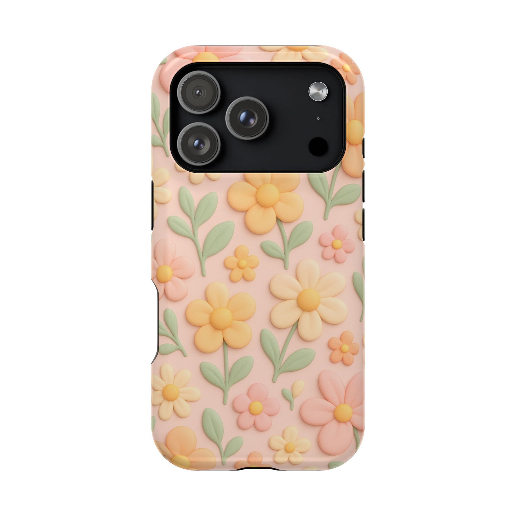 Vintage Floral 3D iPhone Case | MagSafe Compatible - Shamo's