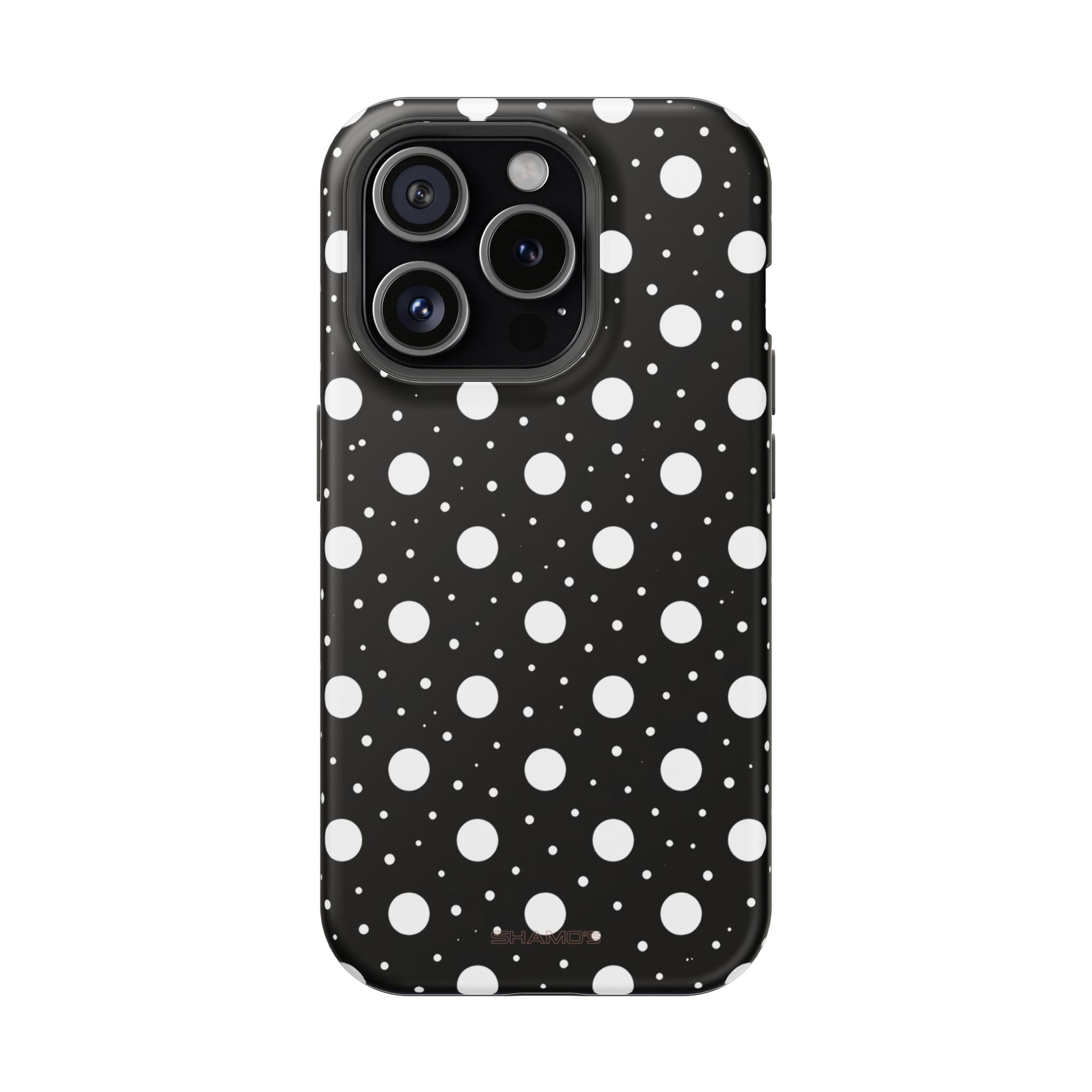 Polka Dot Impact-Resistant iPhone Case | MagSafe
