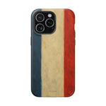 France Flag Tough Impact MagSafe iPhone Case