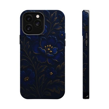 3D Velvet Night Flower iPhone Case | MagSafe
