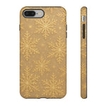 Golden Snowflake Holiday iPhone Case - Shamo's