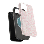 Pink Leopard Impact-Resistant iPhone Case | MagSafe