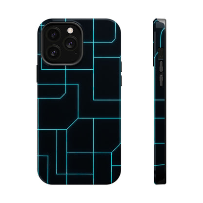 Neon Grid Magnetic Impact-Resistant iPhone Case | MagSafe compatible  Shamo's iPhone 13 Pro Max / Glossy