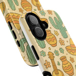 Mexico Hand-Drawn Cactus Pattern iPhone Case – Cute Desert Guitar & Sombrero Design | with MagSafe  Shamo's