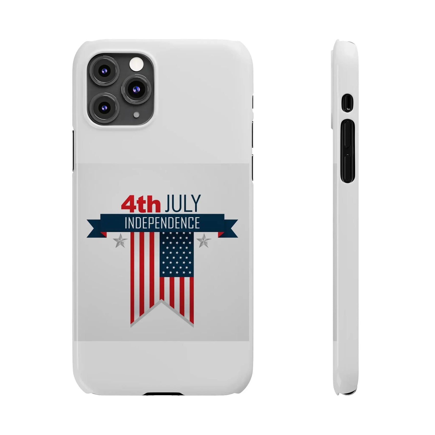Slim Phone Cases with 4th of July writing for iPhone 17 and more - Shamo's