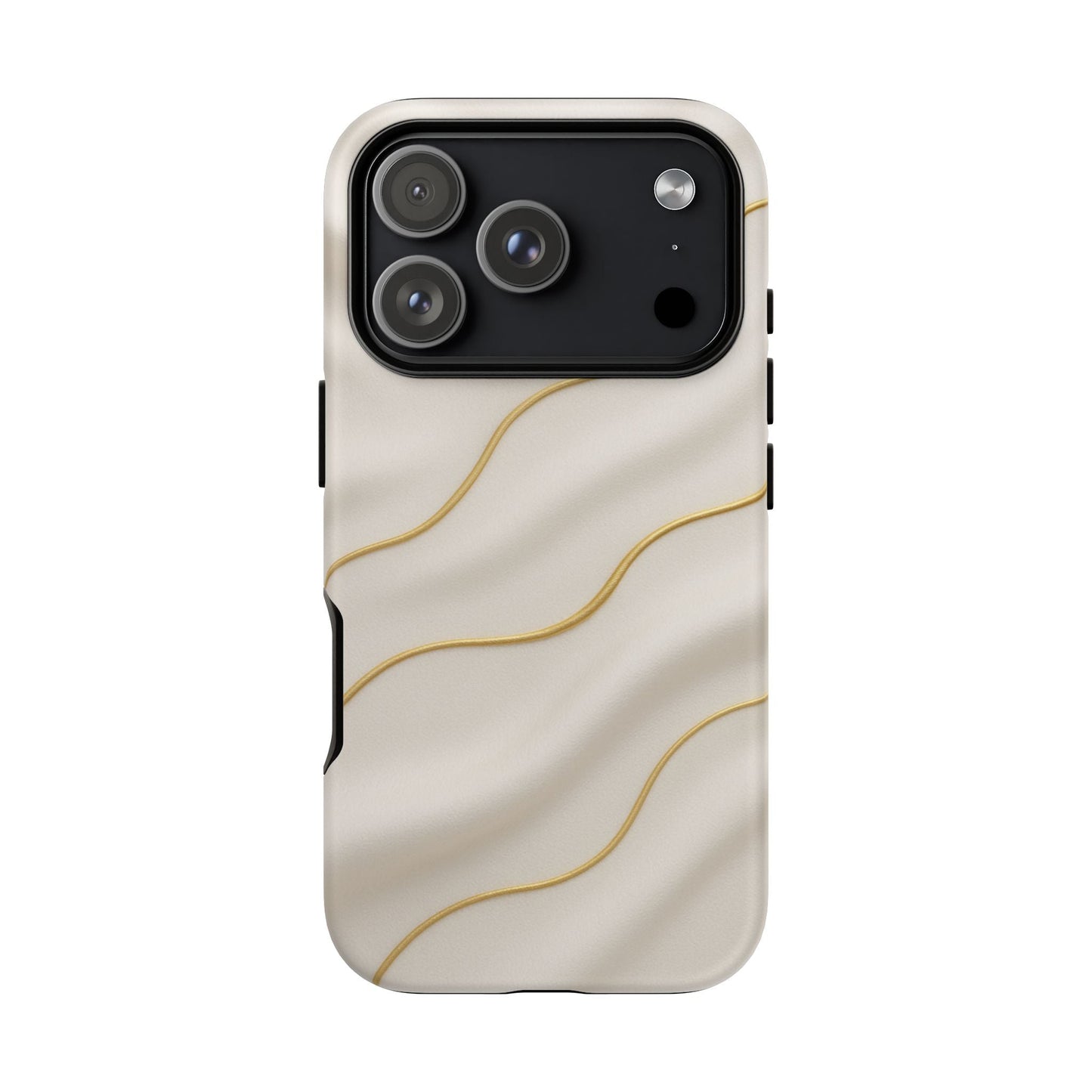 Elegant Gold Wave Tough iPhone Case