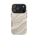 Elegant Gold Wave Tough iPhone Case  Shamo's iPhone 17 Pro / Matte