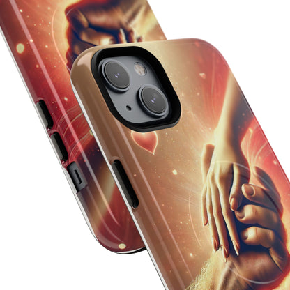 Magnetic Phone Case - Hands in Love Design - Compatible with MagSafe
