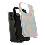 Rainbow Marble Swirl iPhone Case with MagSafe  Shamo's
