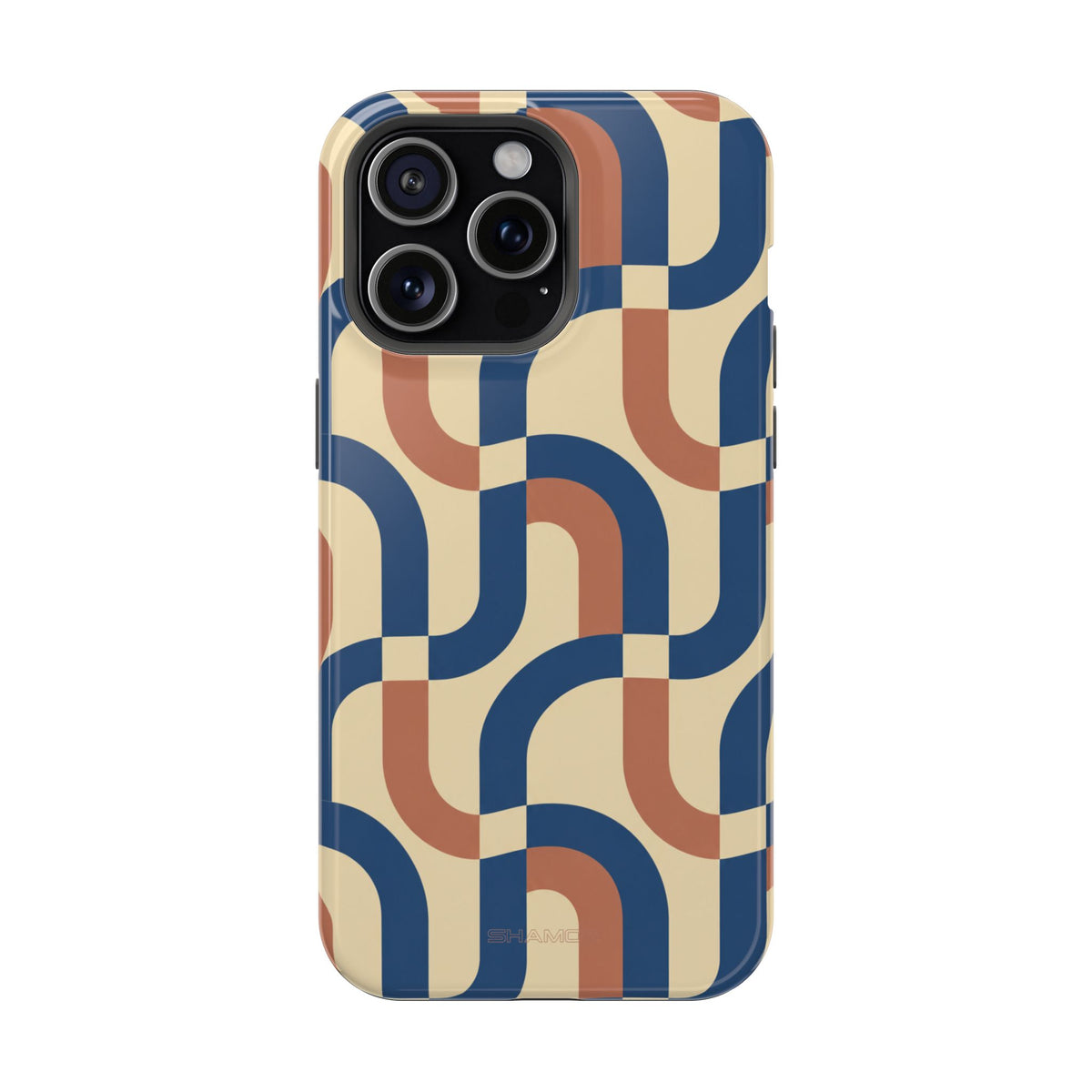 Mod Ribbon – Retro Geometric MagSafe Phone Case