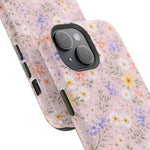 Pastel Floral MagSafe Compatible Magnetic Impact Phone Case