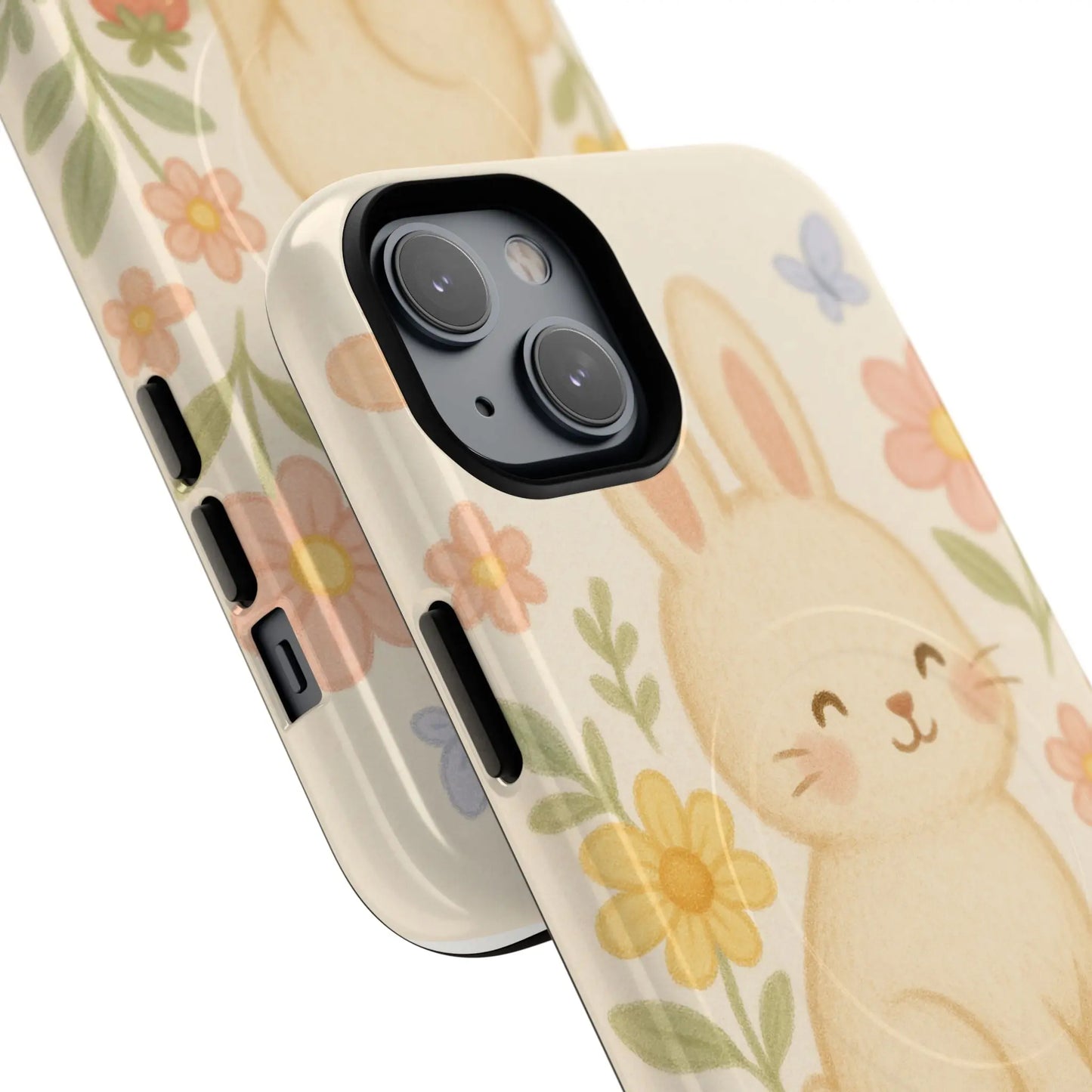 Fluffy Bunny Garden iPhone Case with MagSafe  Shamo's