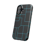 Neon Grid Magnetic Impact-Resistant iPhone Case | MagSafe compatible  Shamo's