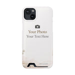 Personalizable Card-Holder Custom Phone Case | Add Your Own Photo and Text - iPhone 14 Plus / Glossy / Without gift packaging - Shamo's