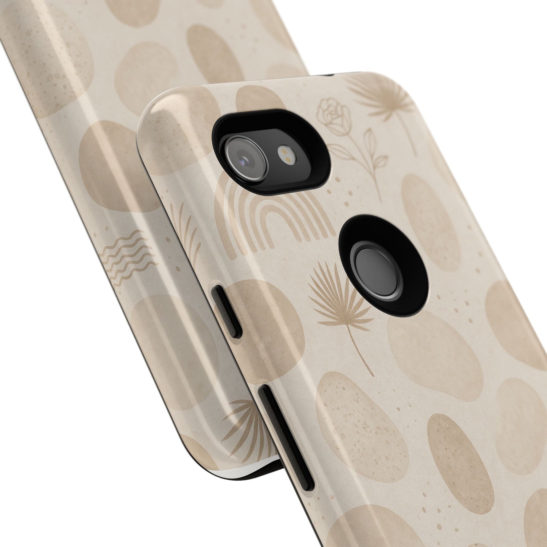 Neutral Pebble Pattern Tough iPhone Case  Shamo's