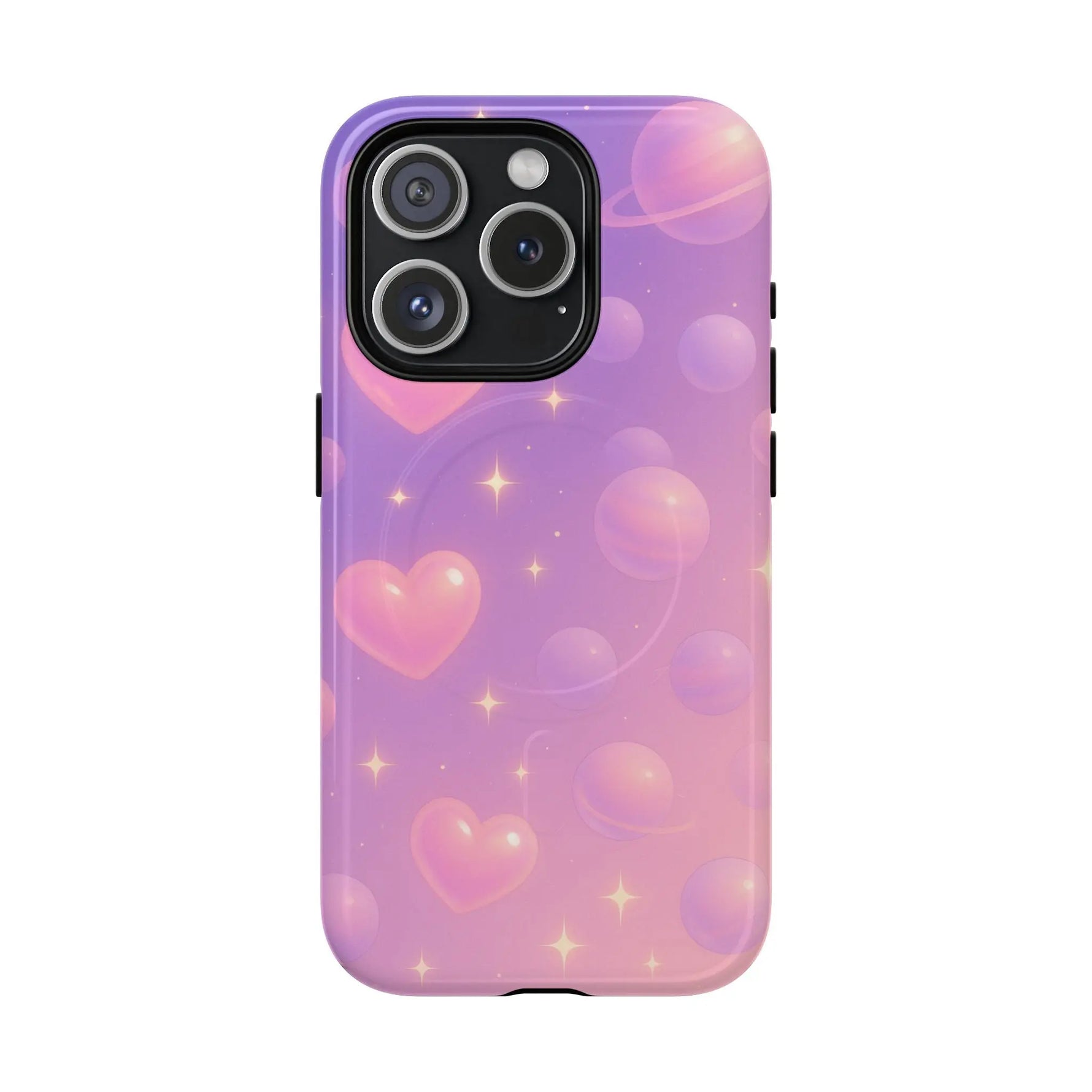 Galactic Hearts iPhone Case with MagSafe - Shamo's