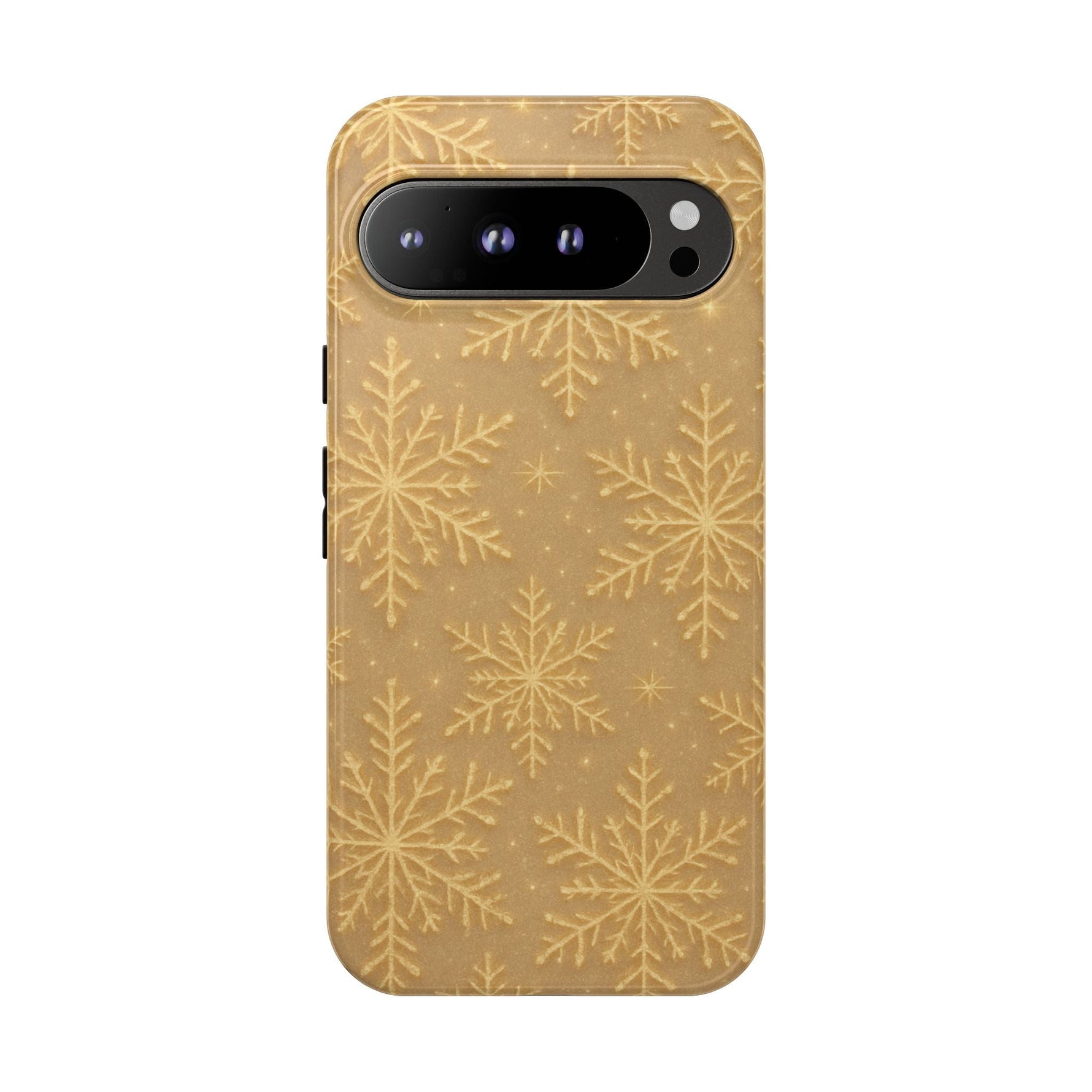 Golden Snowflake Holiday iPhone Case  Shamo's Google Pixel 9 Pro XL / Glossy