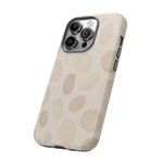 Neutral Pebble Pattern Tough iPhone Case  Shamo's