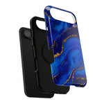 Blue Gold Marble Phone Case  Shamo's