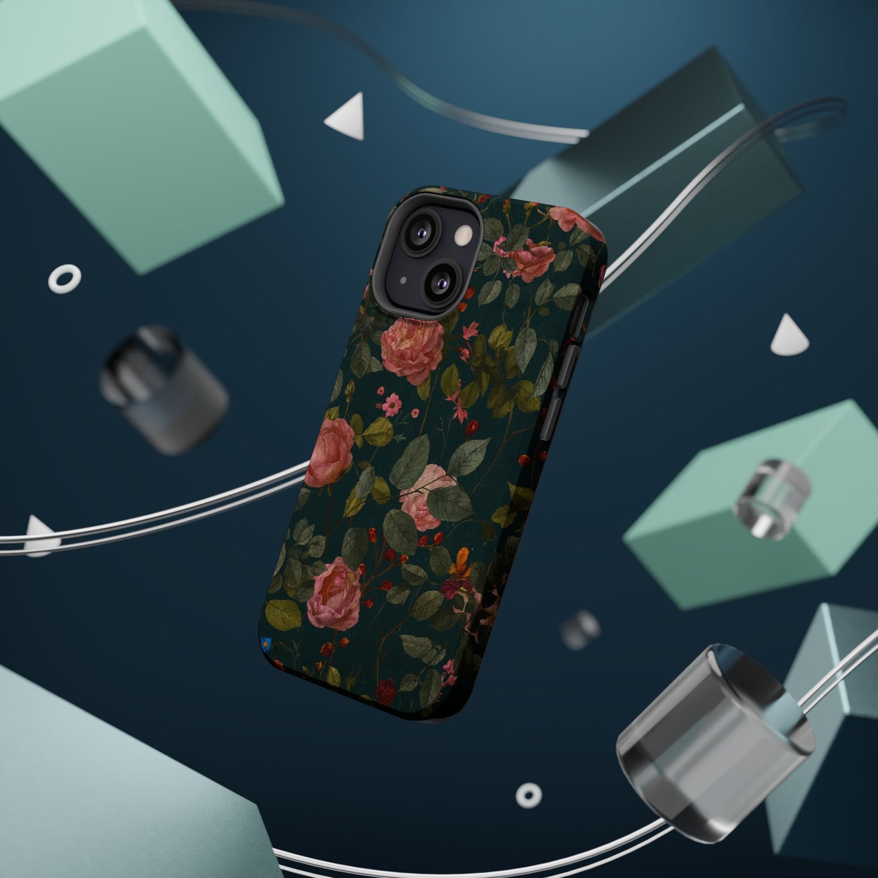 Floral Rose Realistic iPhone Case with MagSafe  Shamo's