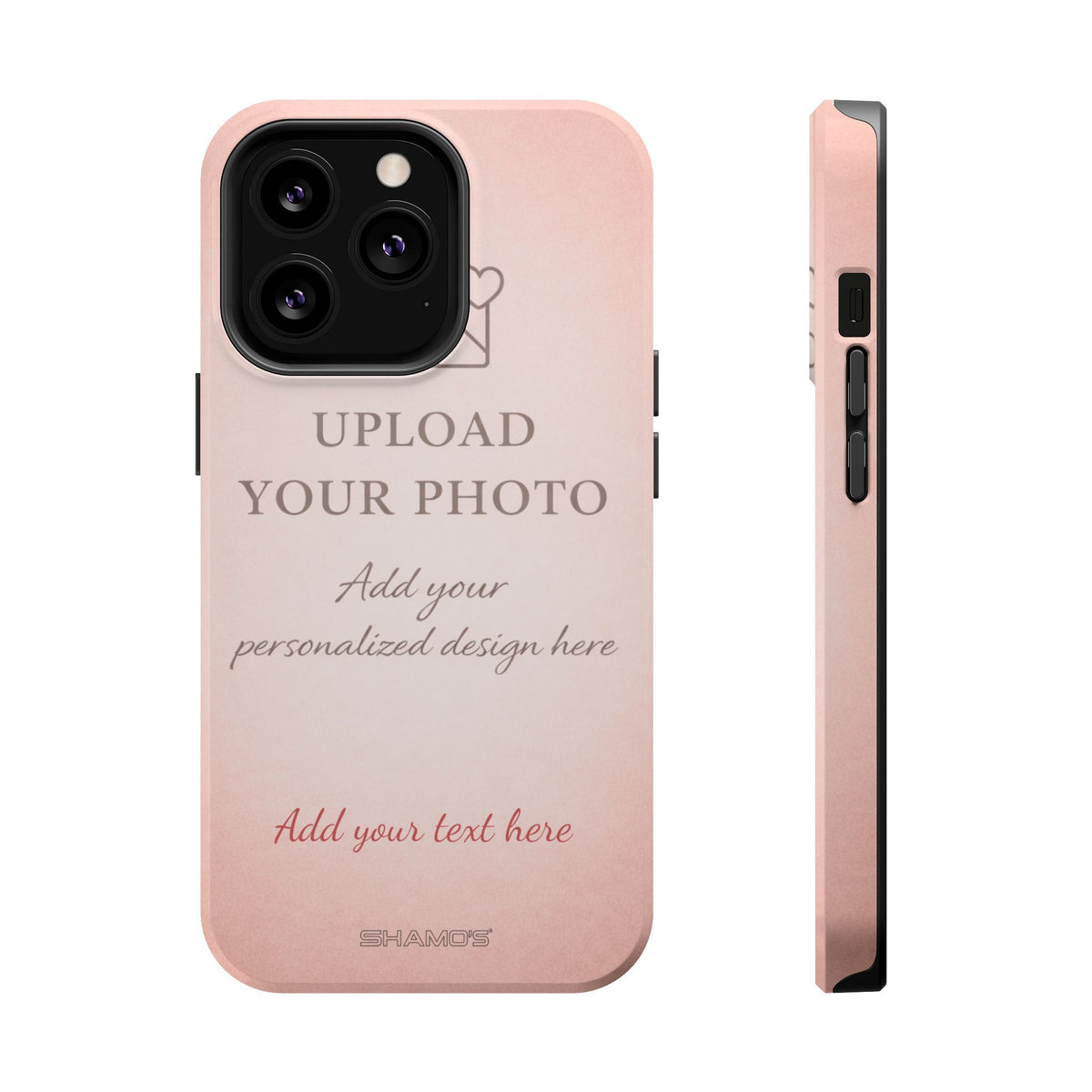 Personalizable iPhone Case | Add Your Own Photo and Text | MagSafe Compatible