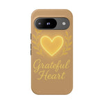 Grateful Heart iPhone Case — Warm Neon Heart  Shamo's Google Pixel 9 / Matte