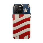 Patriotic iPhone Cases - MagSafe Tough American Flag Design - Shamo's