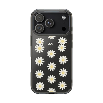 Daisy Floral Clear iPhone Case - Shamo's