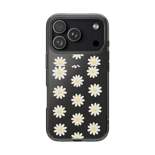 Daisy Floral Clear iPhone Case - Shamo's