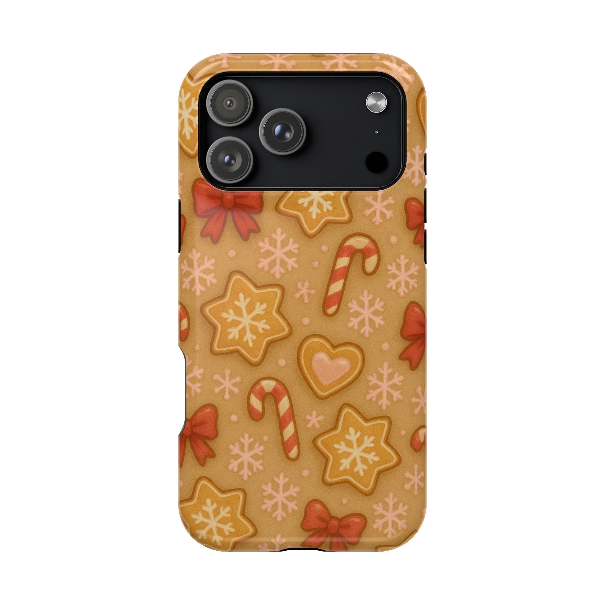 Candy Cane & Gingerbread Holiday iPhone Case — Impact-Resistant  Shamo's iPhone 17 Pro Max / Glossy / Without gift packagin