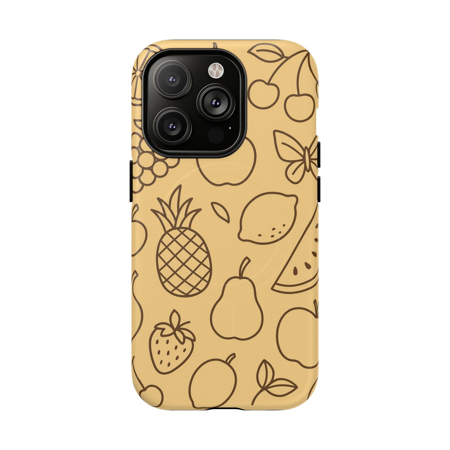 Fruity Drawing Design iPhone Case | Compatible with MagSafe