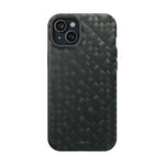 Dark Carbon Fiber Texture Magnetic Impact-Resistant iPhone Case | MagSafe compatible - iPhone 15 Plus / Matte - Shamo's