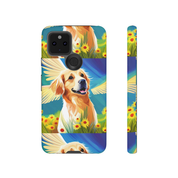 Tough Cases Golden Retriever with Wings Phone case