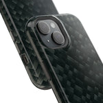 Dark Carbon Fiber Texture Magnetic Impact-Resistant iPhone Case | MagSafe compatible  Shamo's