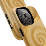 Luxury Series Swirl Gold iPhone Case compatible with MagSafe  Shamo's