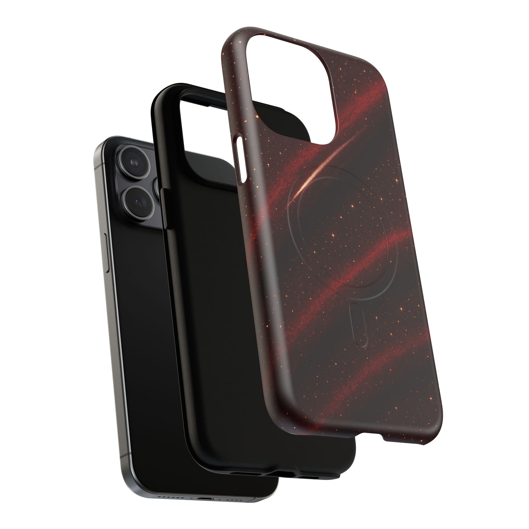 Red Nebula iPhone Case with MagSafe - Shamo's