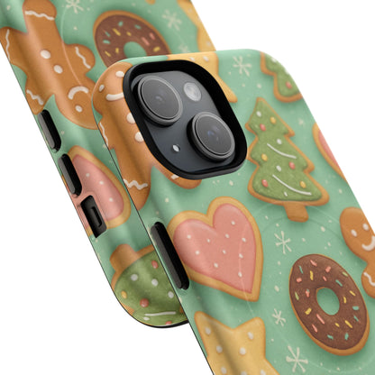 Holiday Cookie Pattern iPhone Case — MagSafe compatible - Shamo's
