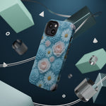 Frozen Floral Rose & Daisy Impact iPhone Case | MagSafe compatible  Shamo's