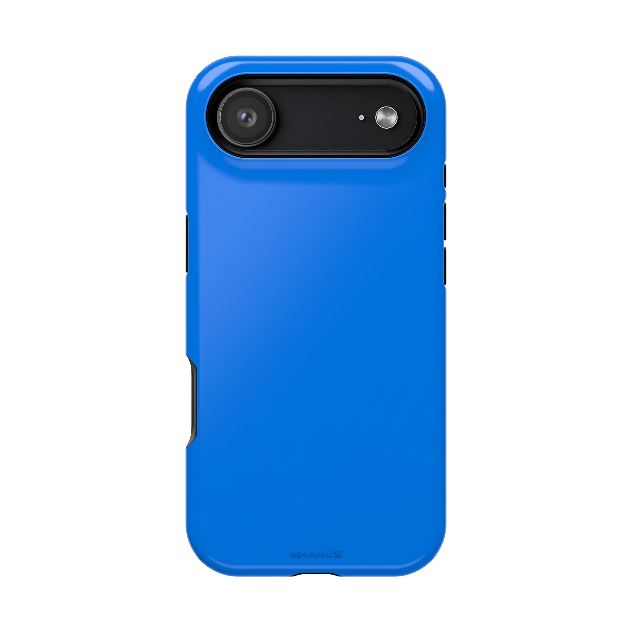 Cobalt Pop Blue Solid Color Impact-Resistant iPhone Case | Slim Shockproof MagSafe-Compatible - iPhone 17 Air / Glossy #iphone-17-air