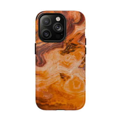 Amber Agate Marble iPhone Case — compatible with MagSafe - Shamo's
